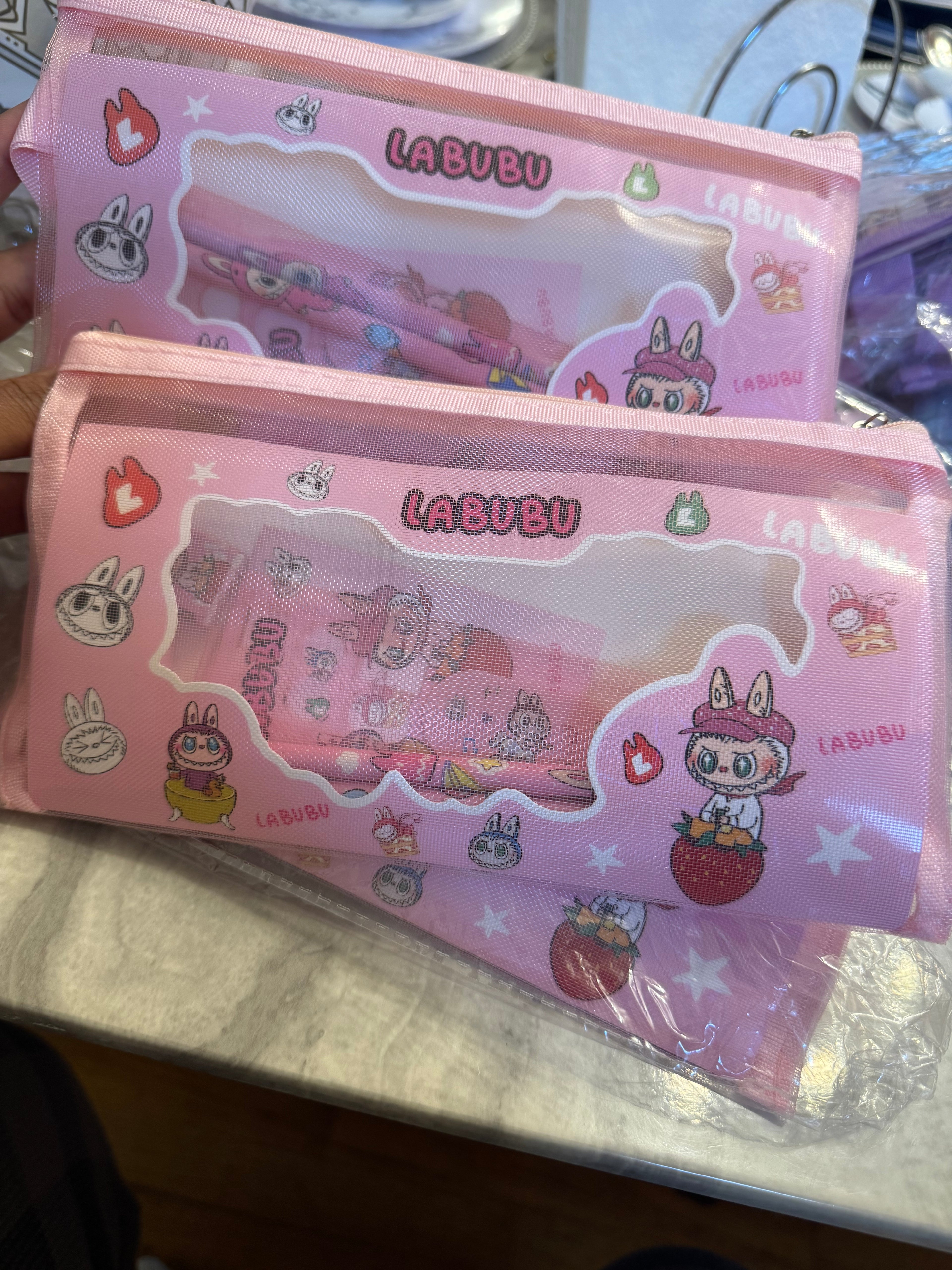 Cartuchera Kawaii Transparente – La Bubu Edition